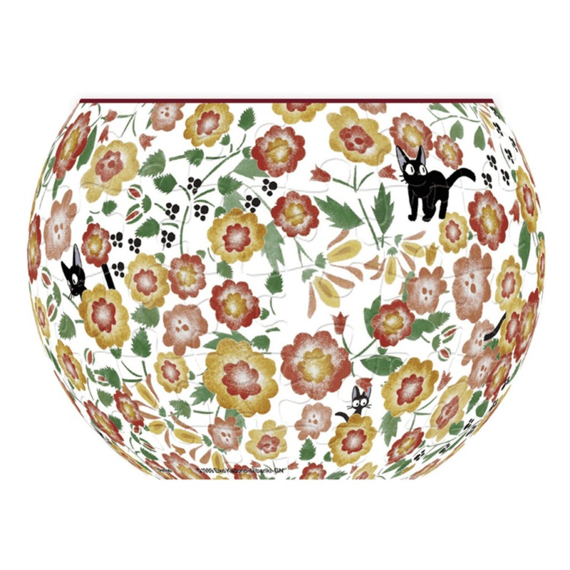 Ensky 3D Jigsaw Puzzle AT8-04 Kikis Delivery Service Ghibli Flower (84 Pieces)