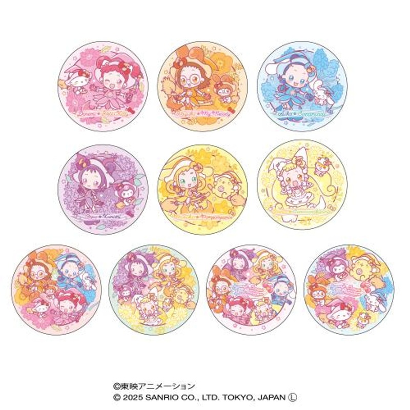Heart Ojamajo Doremi X Sanrio Characters Petit Can (BOX 10 Pcs.)