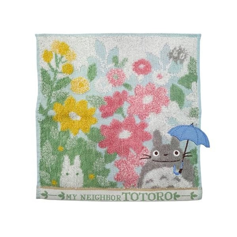 Marushin Studio Ghibli Mini Towel My Neighbor Totoro Flower Scenery