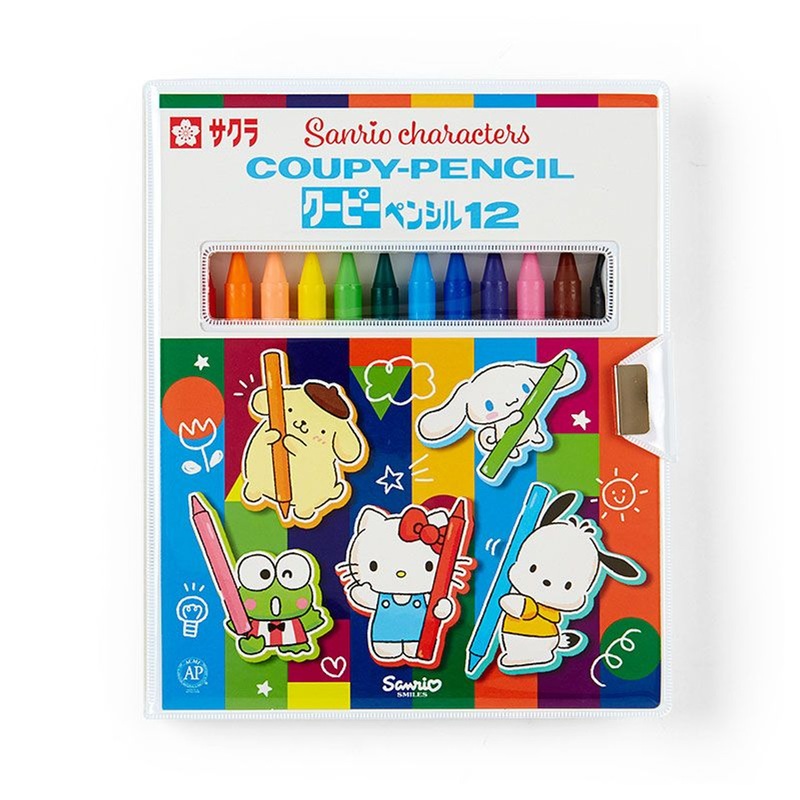 Sanrio 12 Coupy Pencils