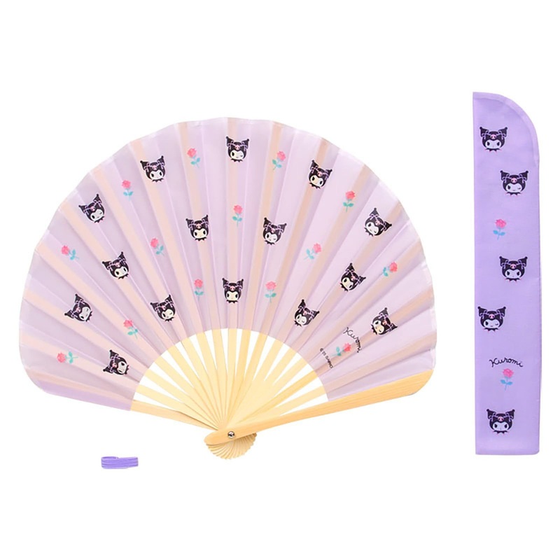 Sanrio Kuromi Fan Convenient carrying case included