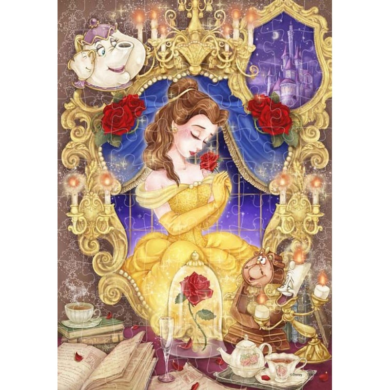 Tenyo D108-041 Jigsaw Puzzle Loving Thoughts Belle Disney (108 Pieces)