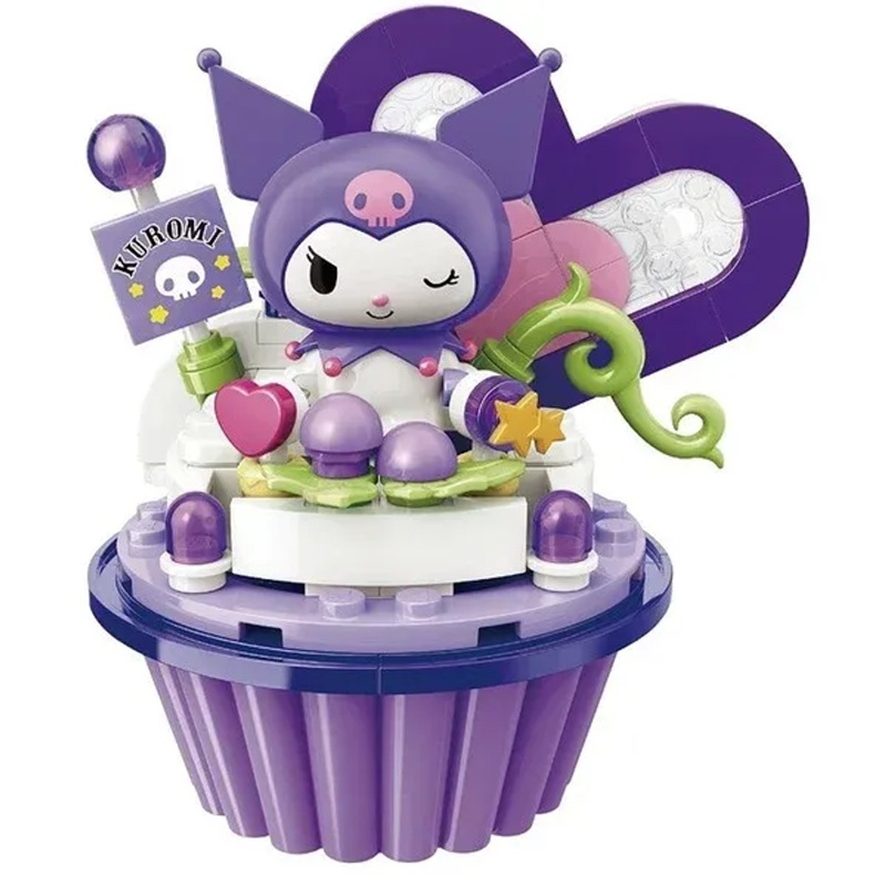 Toys Onda Sweets Block Sanrio Kurumi Grape Cupcake