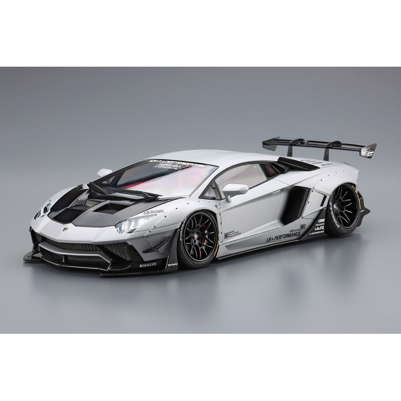 Aoshima 1/24 Liberty Walk No.19 LB Works Lamborghini Aventador Limited Edition Ver.1 (Renewal Ver.) Plastic Model