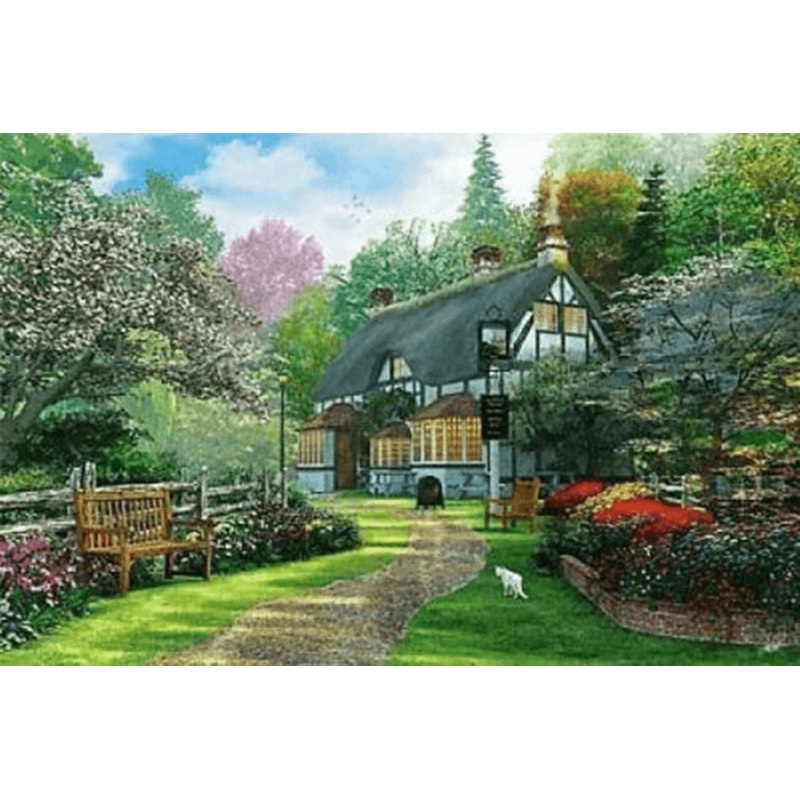 APPLEOne Jigsaw Puzzle 1000-751 Dominic Davison Afternoon Tea (1000 Pieces)