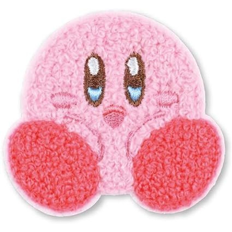 T’s Factory Kirby Mokomoko Fluffy Embroidery Sticker Kirby