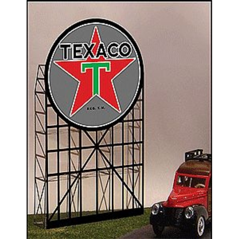 Texaco Animated Neon Small Billboard