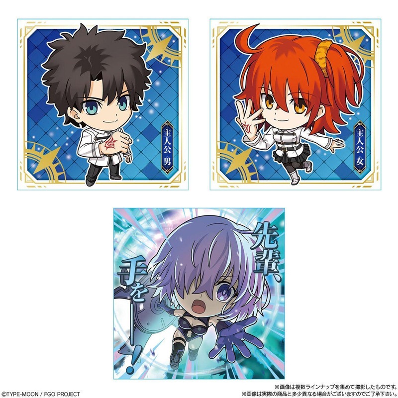 Bandai Candy Niformation Fate/Grand Order Metallic Sticker Collection 20pcs BOX