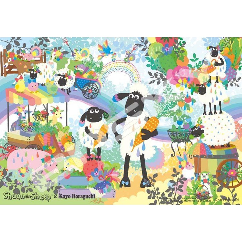 Ensky 1000T-390 Jigsaw Puzzle Shaun the Sheep X Kayo Horaguchi (1000 Pieces) (RARE)