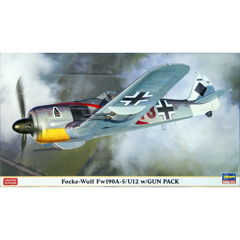 Hasegawa 07320 Focke-Wulf Fw190A-5/U12 with Gun Pack 1/48 Scale Kit