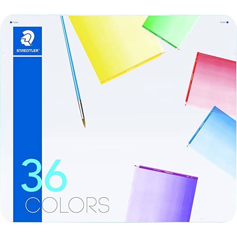 Staedtler Norris Watercolor Pencil Canned 36 Color Set