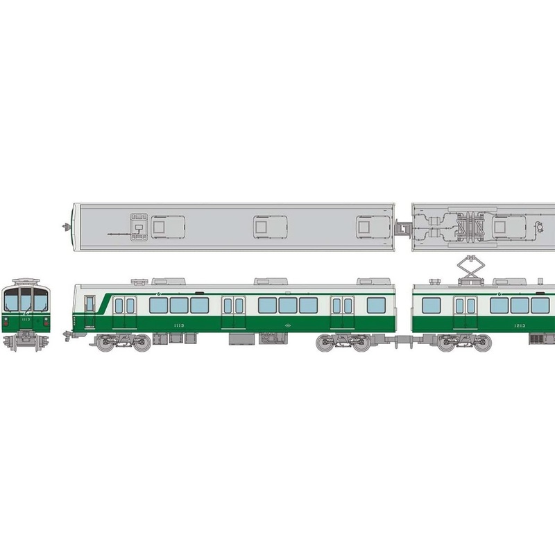 Tomytec Kobe Municipal Subway Seishin/Yamate Line Type 1000 Thank You 1113 Configuration 6 Cars Set (N scale)