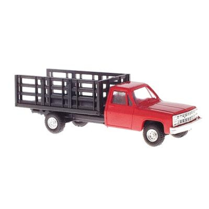 Chevrolet Pickup w/Stakebed Body Red