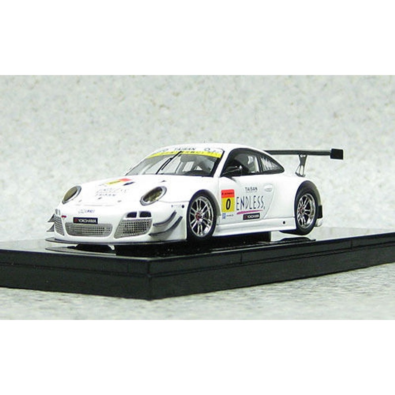 Ebbro 44949 ENDLESS TAISAN PORSCHE SUPER GT300 2013 No.0 Okayama Test 1/43 Scale