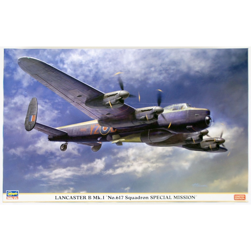 Hasegawa 02177 Lancaster B Mk. I No. 617 Squadron Special Mission 1/72 Scale Kit