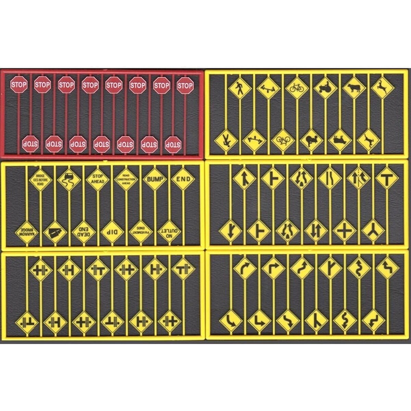 Modern Road Sign Assortment (48)