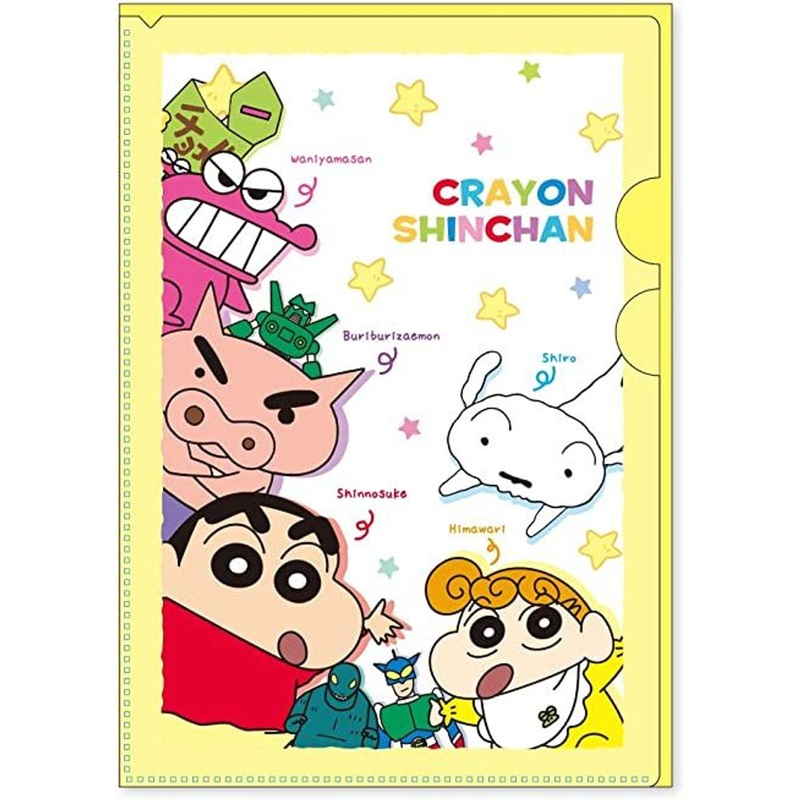 T’s Factory Clear File with Pocket Crayon Shin-chan Toys
