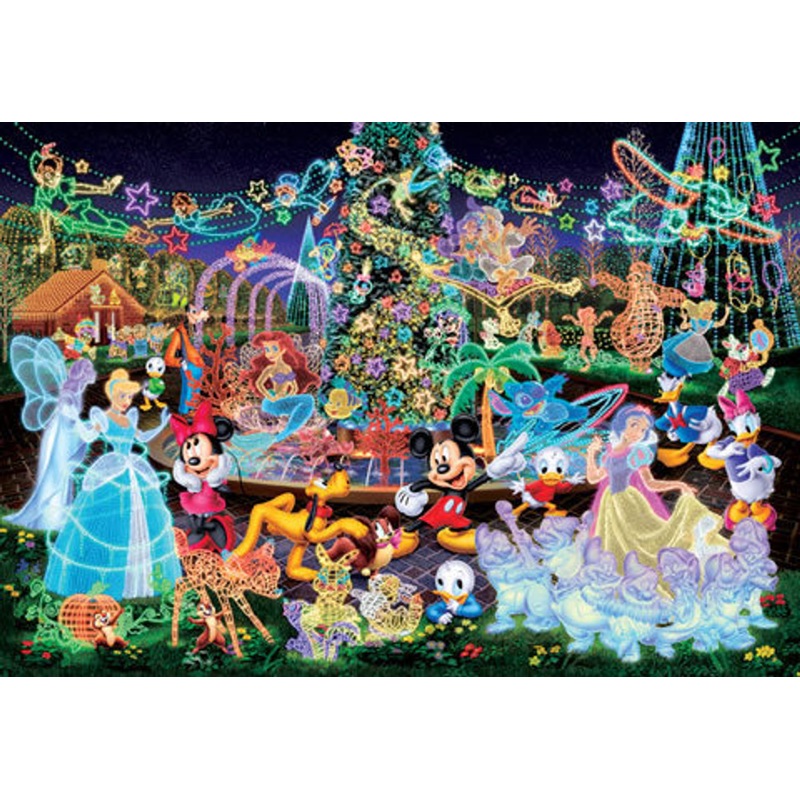 Tenyo Japan Jigsaw Puzzle D-500-391 Disney All Characters (500 Pieces)