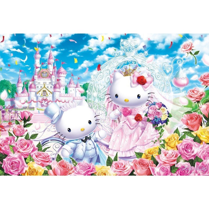 Beverly Jigsaw Puzzle 31-400 Sanrio Hello Kitty Castle Wedding (1000 Pieces)
