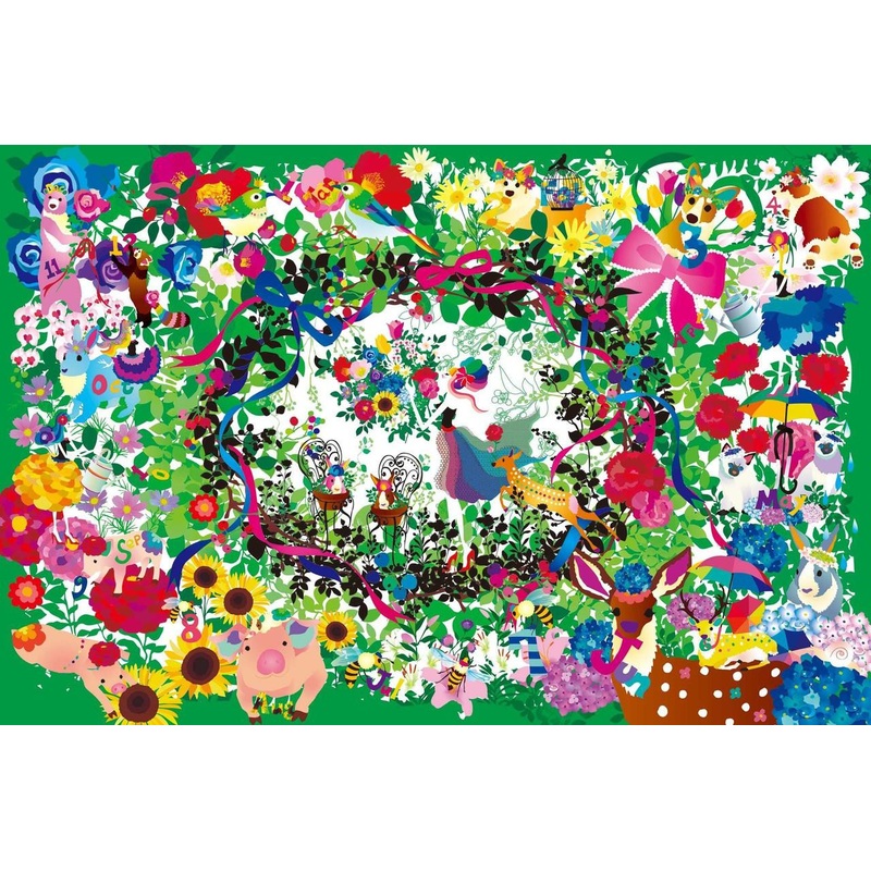 Epoch 11-535 Jigsaw Puzzle 365 Days of Flower Wreaths (Horaguchi Kayo) (1000 Pieces)