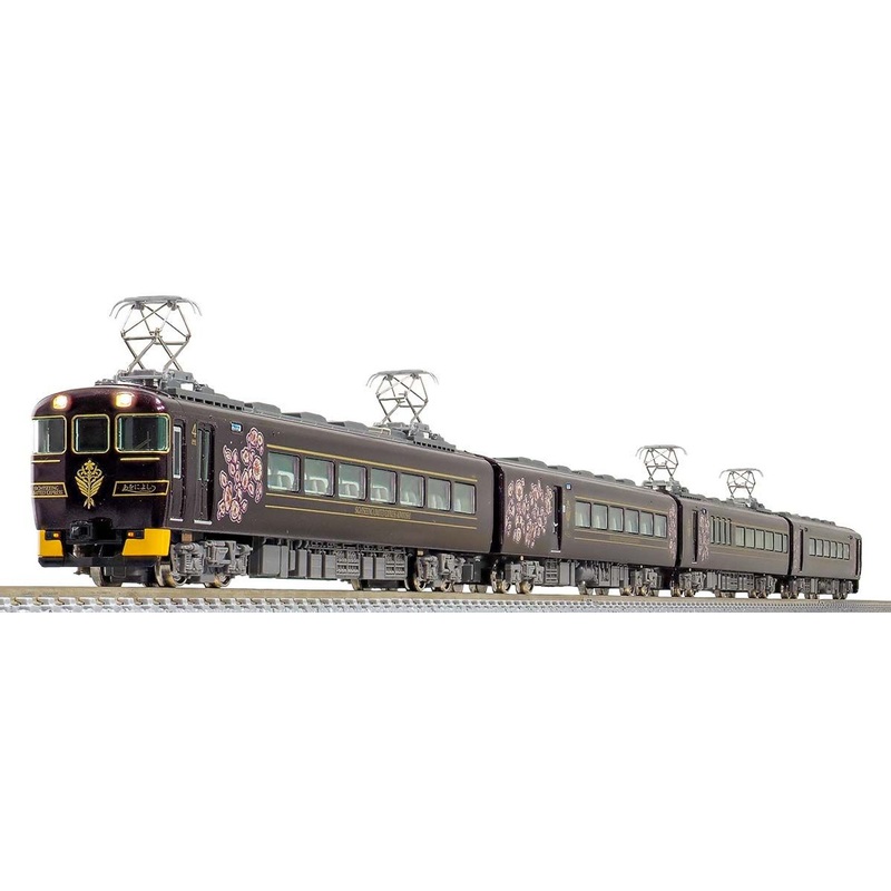 Greenmax 50745 Kintetsu Series 19200 Tourist Express ‘Awoniyoshi’ 4 Cars Set (N scale)