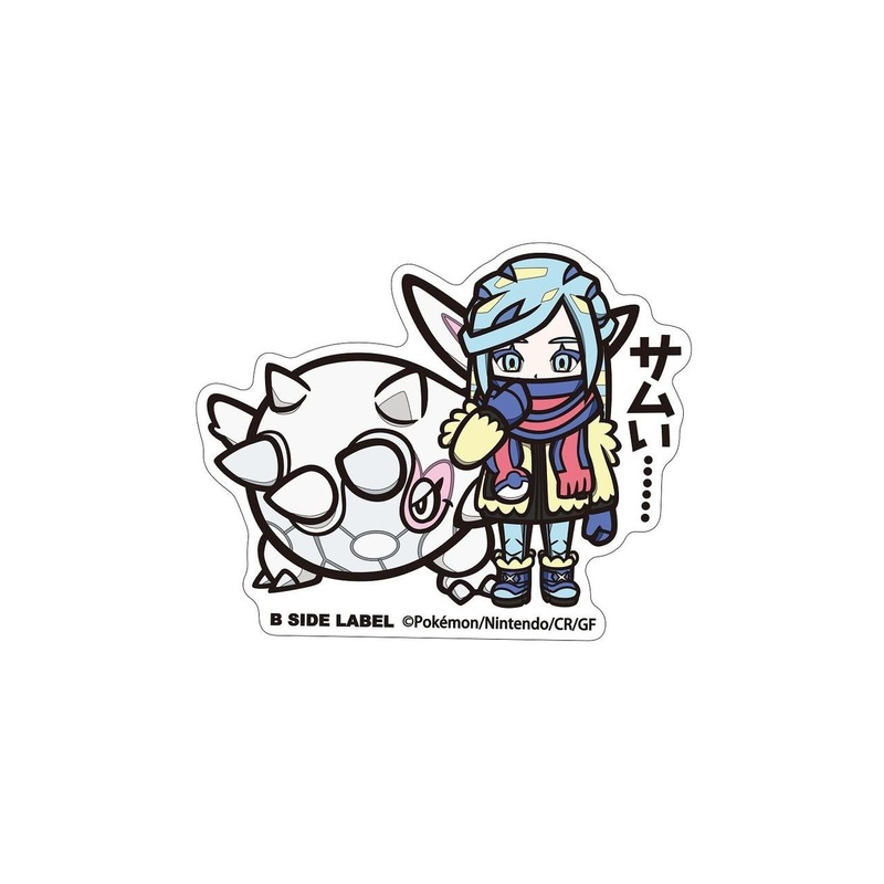 Pokemon Center Original B-Side Label Pokemon Sticker Grusha & Cetitan