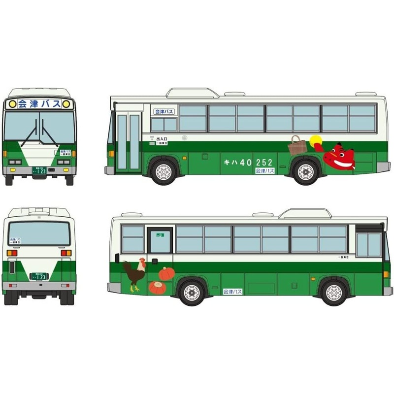 Tomytec The Bus Collection Aizu Bus JR Tadami Line KIHA 40 Color  (N scale)