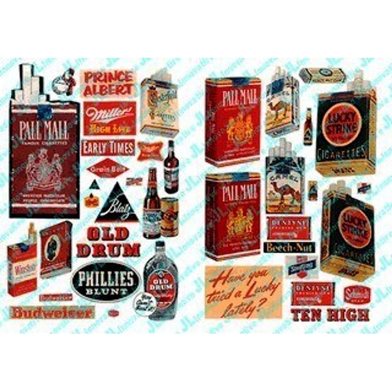 Alcohol & Tobacco & Chewing Gum 1940’s and 1950’s