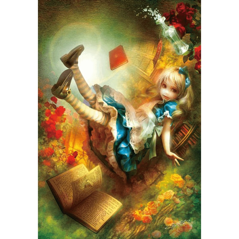 APPLEOne Jigsaw Puzzle 300-317 Alice In Wonderland (300 Pieces)