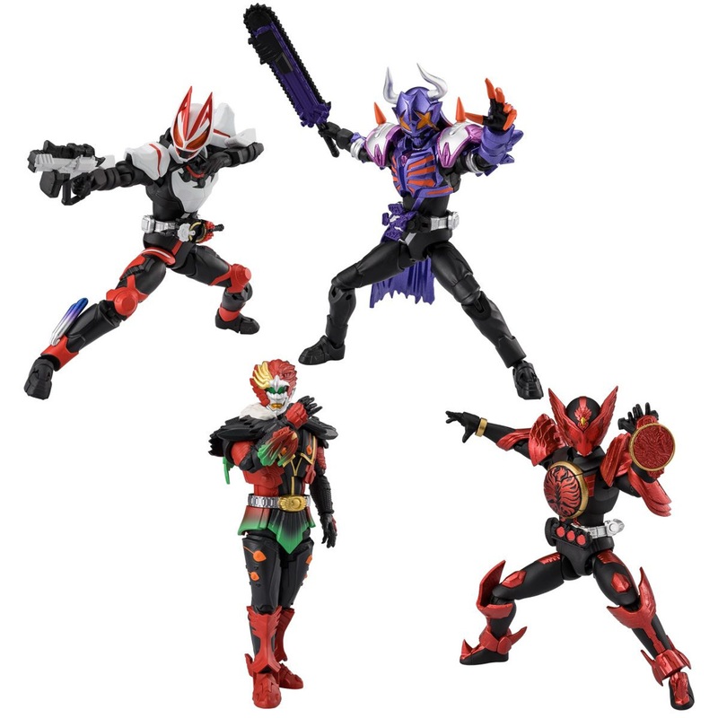 Bandai Candy SHODO-Exceed Kamen Rider 4pcs Complete BOX