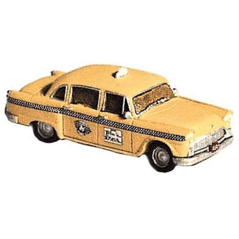 Checker Taxi Cab w/Decals (Unpainted Metal Kit)
