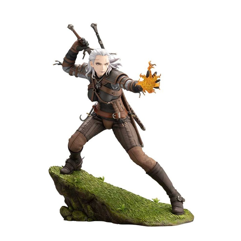 Kotobukiya Bishoujo Statue Geralt 1/7  Figure (The Witcher)