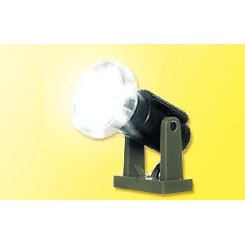 LED Floodlight (3/8” 1cm Tall on Base) – N Scale Model Railroad Street Light