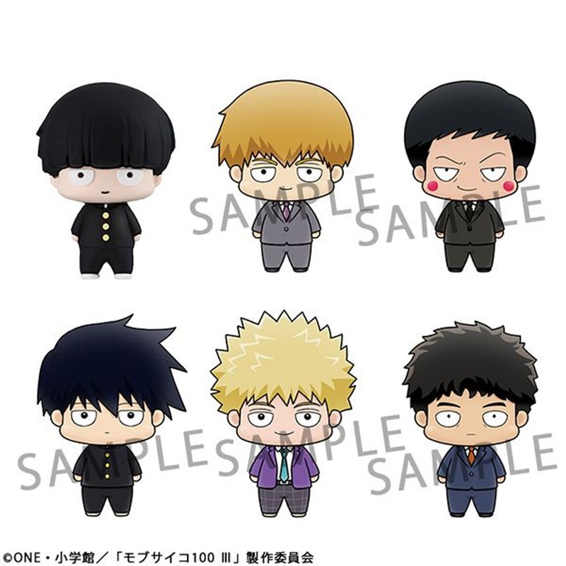 Megahouse Chokorin Mascot Figure Collection Mob Psycho 100 III 6pcs Complete Box