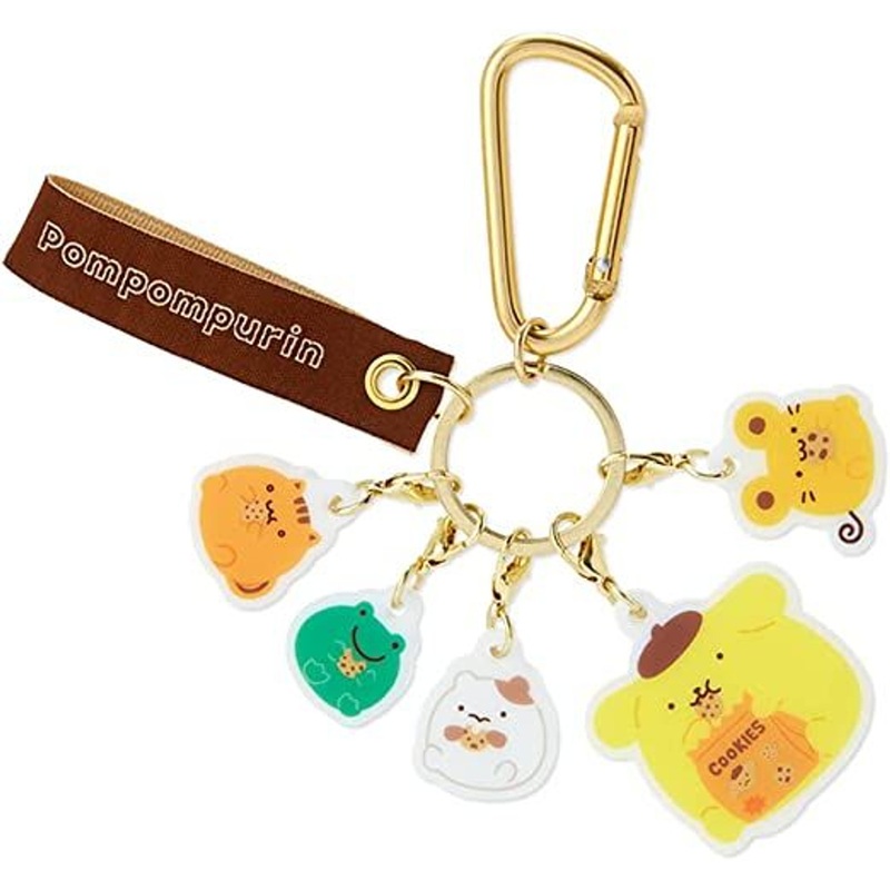 Sanrio Charm Keychain Pom Pom Purin with Characters