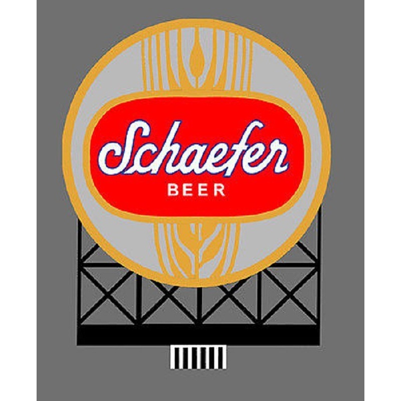Schaefer Beer Animated Neon Billboard