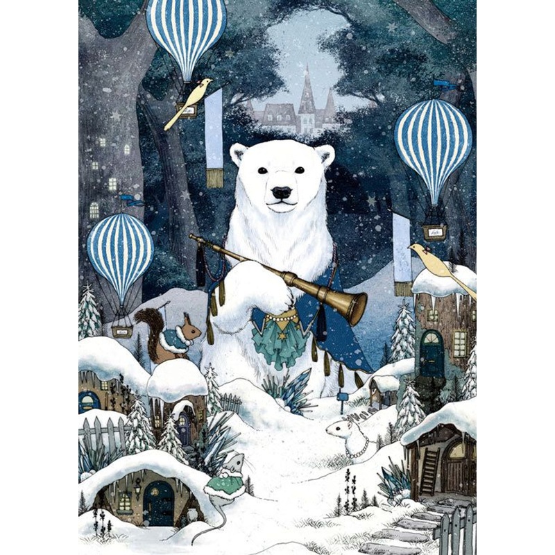 Epoch Jigsaw Puzzle Chiaki Karamomo Illustration The Pied Piper of Hamelin (500 Pieces)