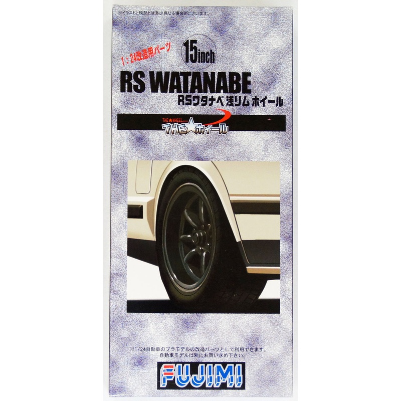 Fujimi TW30 RS Watanabe Wheel & Tire Set 15 inch 1/24 scale kit