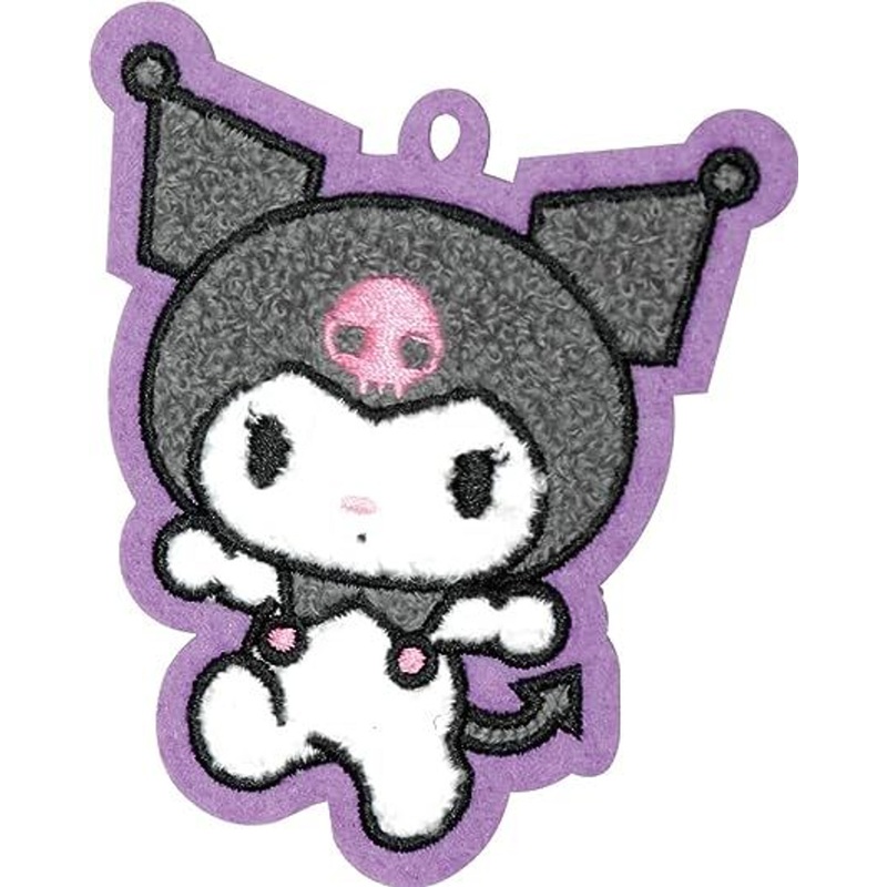 J’s Planning Embroidered Cloth Patch Accessories with Clip – Sanrio Kuromi