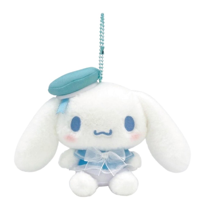 Nakajima Cinnamoroll Sherbet Marine Mascot Keychain