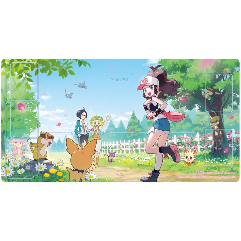 Pokemon Center Original Pokemon Card Game Rubber Playmat Touko