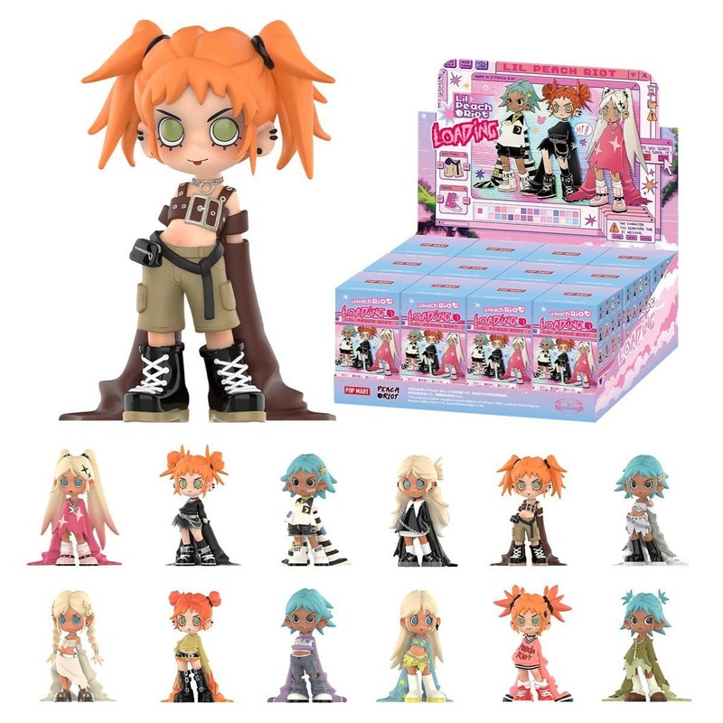 POP-MART Lil Peach Riot Loading! Series (3 PACK RANDOM)