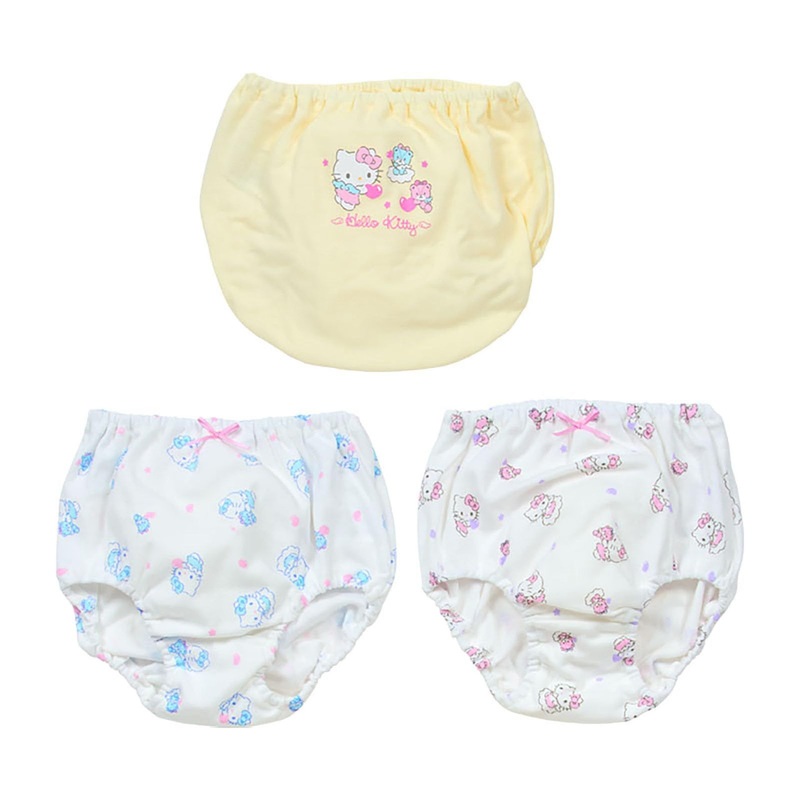 Sanrio Hello Kitty Heart Kids Underwear 3-Piece Set (120cm/ S)
