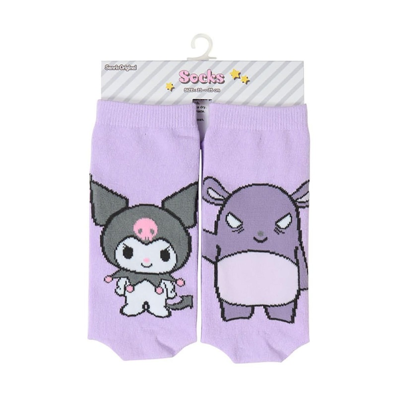 Sanrio Kuromi Crew Socks (23-25cm)