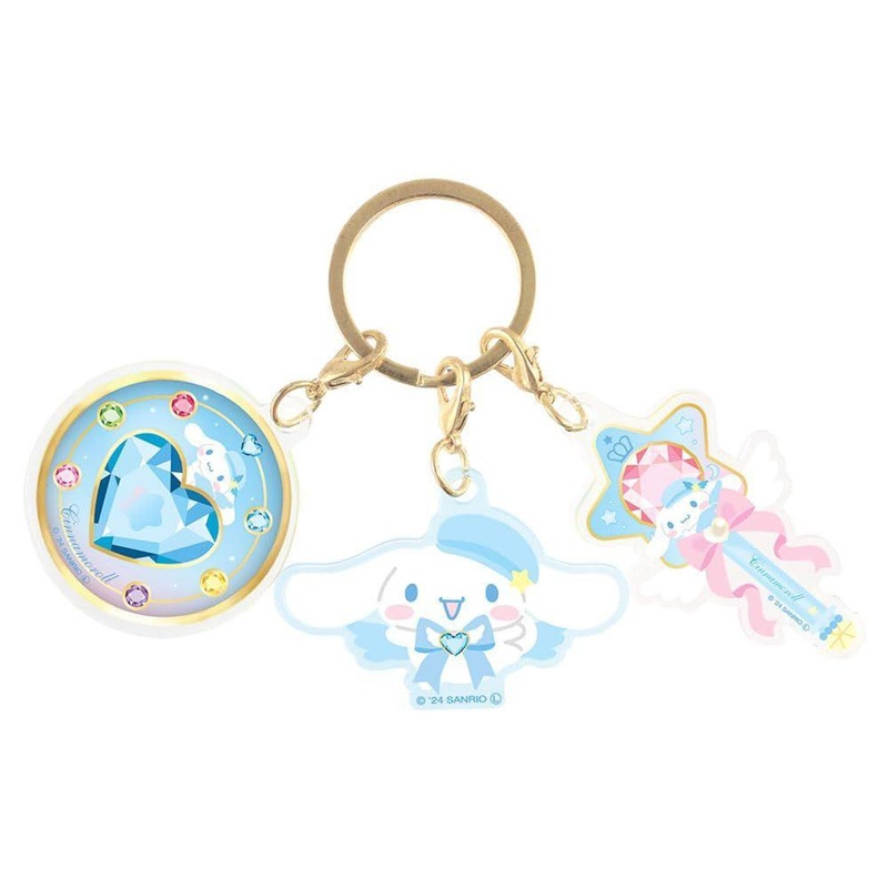 T’s Factory Sanrio Three Charm Keychain Magical Jewelry / Cinnamoroll