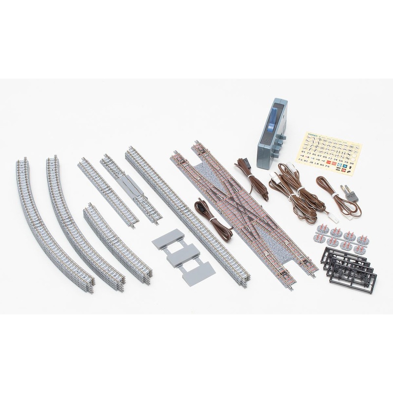Tomix 91029 Double Track Double Crossover Point Set (Rail Pattern D) (N scale)