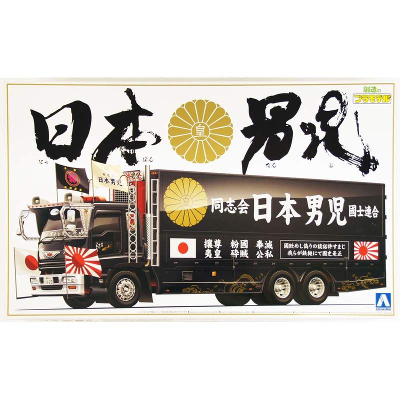 Aoshima 13106 Japanese Decoration Truck Nippon Danji 1/32 Scale Kit