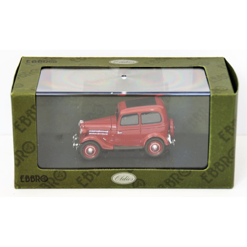 Ebbro 44347 Datsun 17 Sedan 1938 (Dark Red) 1/43 Scale