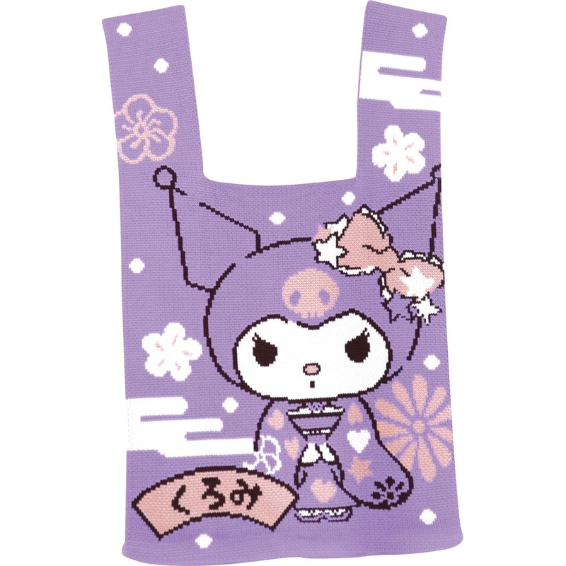J’s Planning Sanrio Jacquard Weave Mini Tote Bag Kuromi