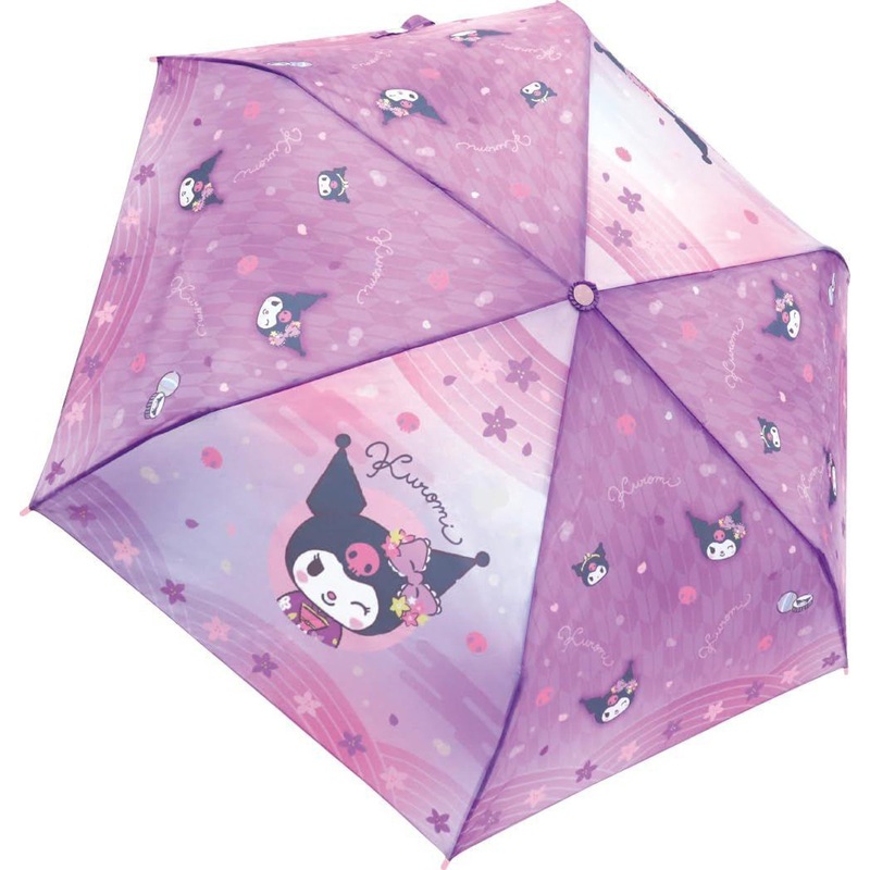J’s Planning Sanrio Kuromi Flowers Folding Umbrella